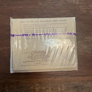 Vintage 1967 Polaroid Polacolor Photo Print Mount Package Of Mounts, SEALED, NIB - Bild 1 von 2