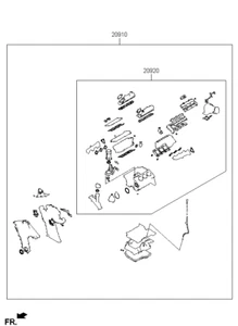 209103AU01 Genuine GASKET KIT-ENGINE OVERHAUL For Mohave, Veracruz /Fedex - Picture 1 of 1