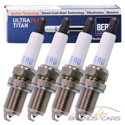 4x BERU ZÜNDKERZE ULTRA TITAN FÜR AUDI A4 8E B7 +8H 2.0 RS4 8K B8 1.8 2.0 - Bild 1 von 4