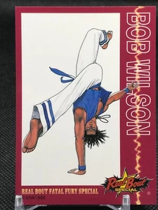 BOB WILSON REAL BOUT FATAL FURY SPECIAL SNK Trading Cards Gamest Rare - Picture 1 of 12