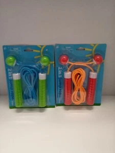 2er Set Springseile, 2 in 1 Funktional für Fitness...8 Füße - Bild 1 von 6