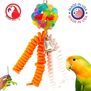 818 Wibbly lace bird toy parrot cage cages parakeet lovebird cockatiel budgie - Picture 1 of 7