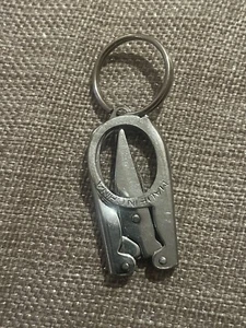 Mini Fold Up Compact Trip Scissors Mini Travel Tool VINTAGE - Picture 1 of 4