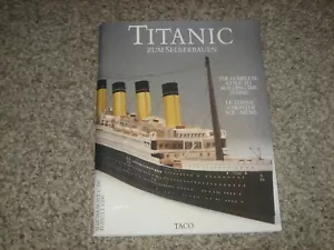 VINTAGE TACO BUILD THE TITANIC PAPER MODEL KIT 1:200 ZUM SELBERBAUEN - Bild 1 von 7