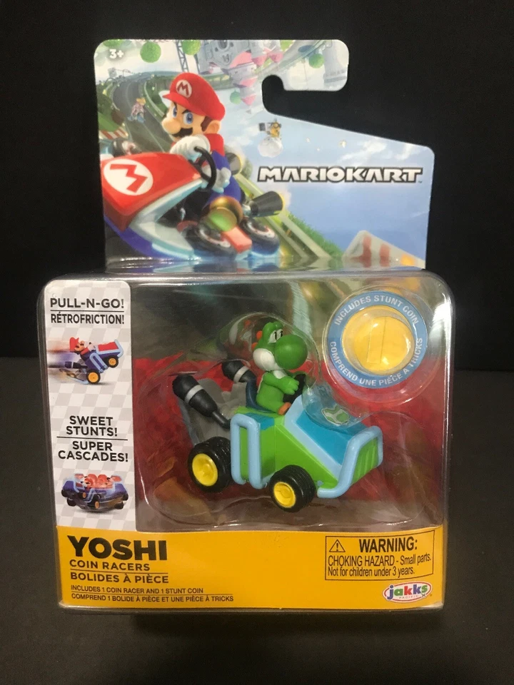 World of Nintendo Mario Kart 7 Coin Racers Yoshi Figure