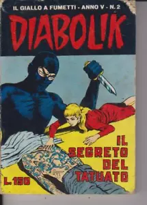 24 01 1966 - DIABOLIK - 24 GENNAIO 1966 - IL SEGRETO DEL TATUATO - 2 - ANNO V - Foto 1 di 1