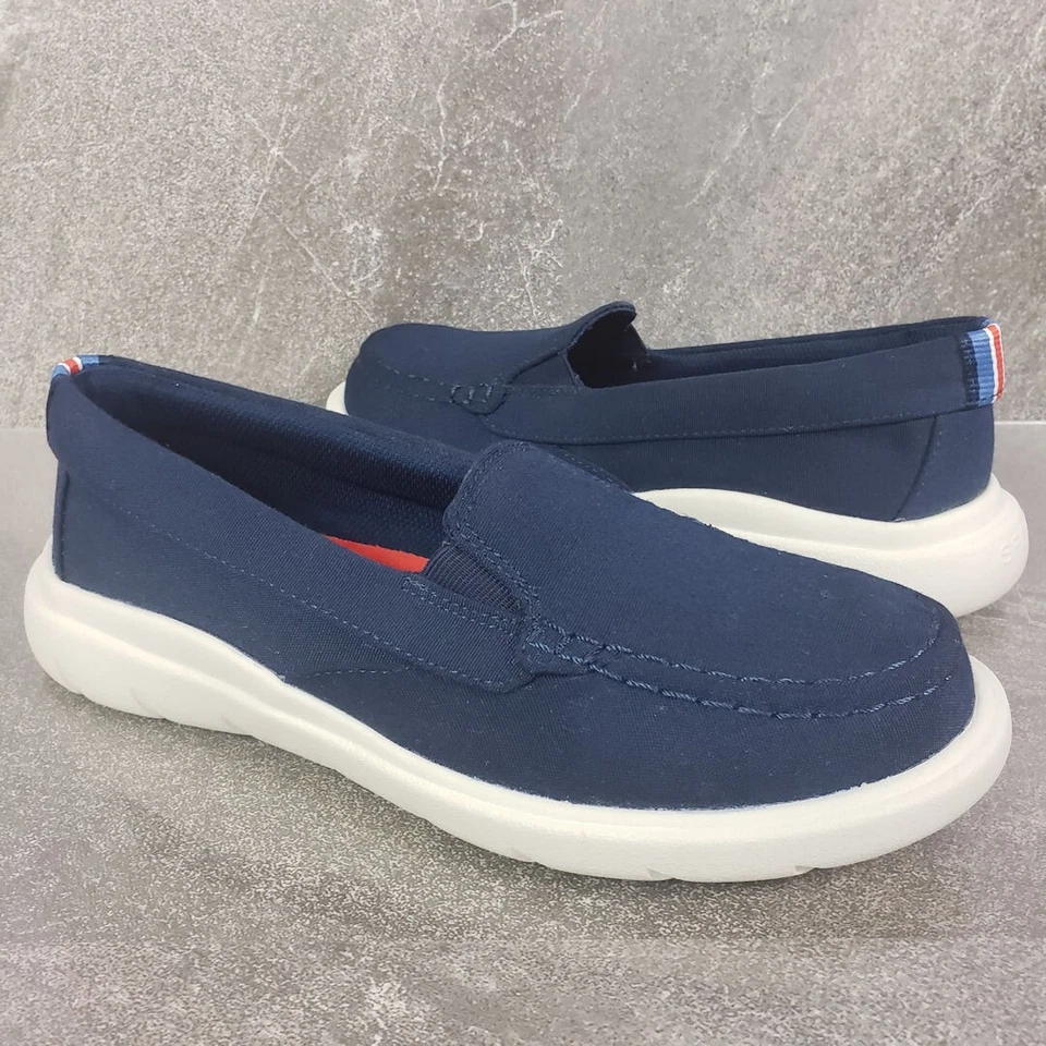 Sperry Captain's Moc Size 7.5 M EU 38 Women's Casual Slip-On Shoes Navy STS87403