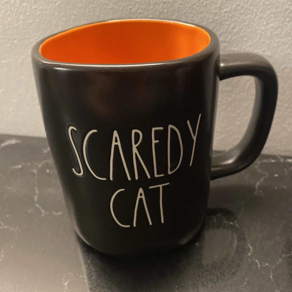Rae Dunn "SCAREDY CAT" Coffee Mug - Image 1 of 1