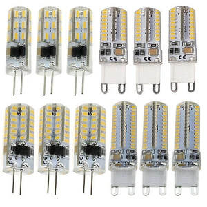 5/10/20x G4 G9 Silicone Crystal LED Corn Bulb SMD SpotLight Lamp 12V 110V 220V - Picture 1 of 14