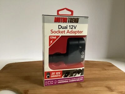 Adaptador de enchufe universal doble Motor Trend 12V 2X 12 enchufes MT-12VDS  Foto 1 de 4