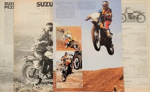 Suzuki PE250 1977 5 pg artículo impreso de prueba de motocicleta - Imagen 1 de 1