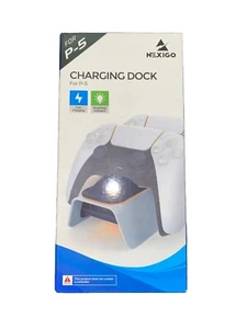 NexiGo Enhanced PS5 Controller Charger, Charging Dock Station for Playstation 5 - Picture 1 of 3