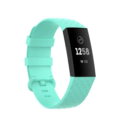 2x Correa de reloj deportiva suave correa de silicona pulsera para Fitbit Charge 3/Charge 4 Foto 1 de 4