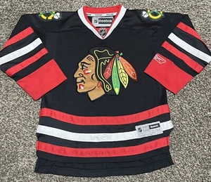 Stu Grimson Autographed Youth Reebok Chicago Blackhawks Jersey Black Sewn - Picture 1 of 6