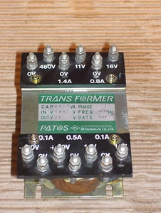 NEWDKK DENKI KOGYO TRASFORMATORE INGRESSO MULTI-TAP 11/15/16/-20/20V OUPUT 480V N422 - Foto 1 di 1