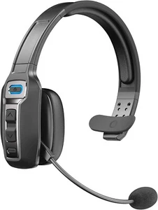 Trucker Headset Wireless Bluetooth 5.2 AI Noise Cancelling Mic For Phones PC - Picture 1 of 21