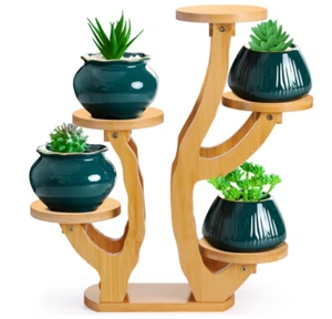 Tiered Plant Stands Succulent Pot Small Plant Shelf Stand for Indoor Plants Mini - Picture 1 of 9
