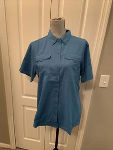 Pelagic Ladies Keys Short Sleeve Fishing Shirt Size Large - Picture 1 of 6