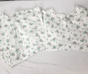 Laura Ashley Women's Pajama Pants Long Sleeve Shirt White NEW 3X pajamas Rose - Picture 1 of 12