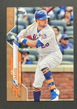 2020 Topps-J.D. Davis New York Mets -Gold Parallel #’d/2020 -#522