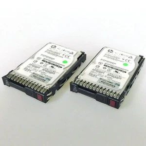 2x HP EG0300FBVL SAS-Festplatte 300GB 10K 2,5" mit Caddy  ~mit Rechnung - Bild 1 von 3