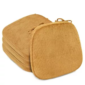 2.5" Thick Chair Cushions for Dining Chair, Corduroy Foam Kitchen Chair Pads,... - Picture 1 of 7