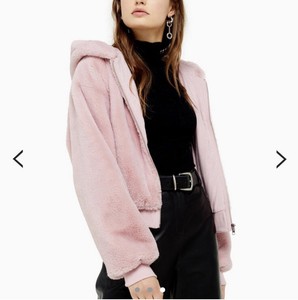 fluffy jacket topshop