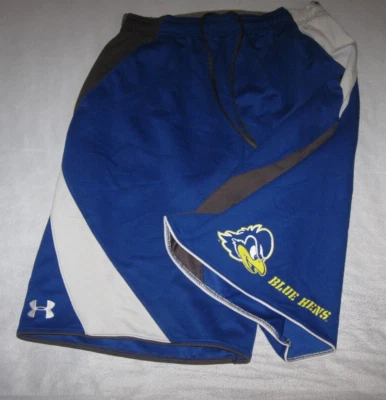 UNIVERSITY of DELAWARE Fightin' Blue Hens Shorts Men's Small UDel NCAA UD - Image 1 of 4