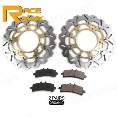 Front Brake Disc Rotors Pads For Suzuki GSXR600 GSXR750 2011 2012 2013 2014 2015 - Image 1 of 4