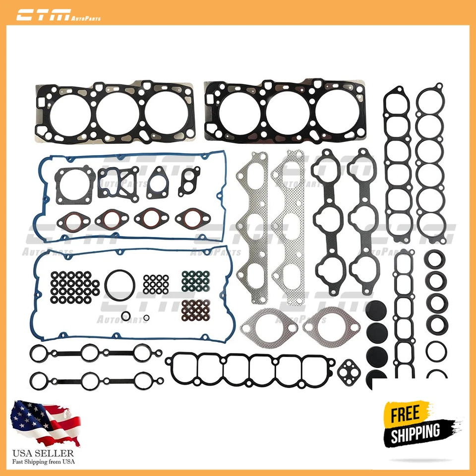 Fits 02-06 Kia Sedona Sorento 3.5L DOHC Head Gasket Set G6CU Foto 1 de 4