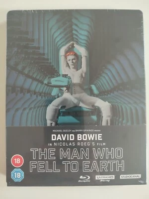 The Man Who Fell To Earth Steelbook 4k UHD Blu ray New Sealed UK Edition - Image 1 of 4