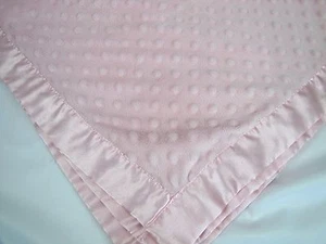  BABY GEAR KRIPPE DECKE ROSA MINKY PUNKTE SATINRÜCKEN GEBRAUCHT, IN EINWANDFREIEM ZUSTAND - Bild 1 von 4