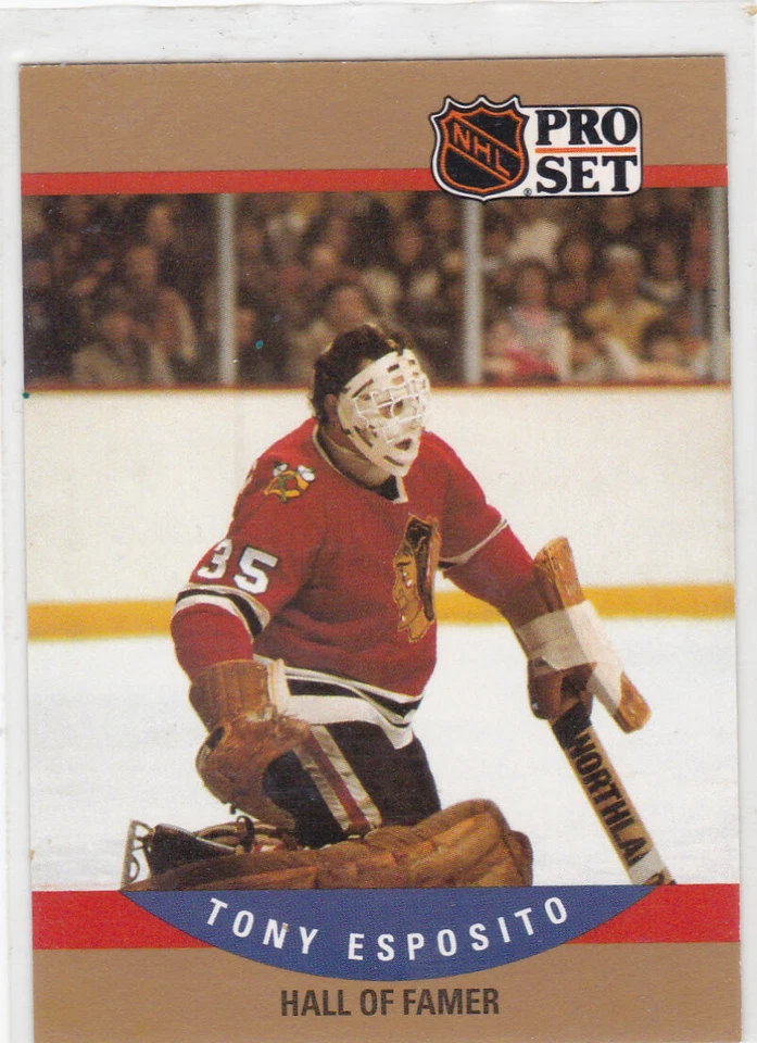 JUEGO PROFESIONAL 90/91..TONY ESPOSITO..FAMER DEL SALÓN DE LA FAMA..# 659.BLACKHAWKS.ENVÍO COMBINADO GRATUITO Foto 1 de 1