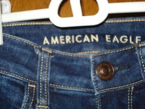 American Eagle Jeans Women Size 2 Blue Skinny Super Stretch Regular Denim - Bild 1 von 3