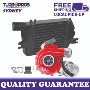High Flow Turbo With 60mm Intercooler For Mitsubishi Challenger 4D56 2.5L - Foto 1 di 12
