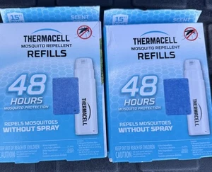 Lot of 2 Thermacell Mosquito Repellent Refills 48 hours Protection - Picture 1 of 5