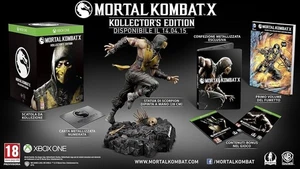 Mortal Kombat X 10 Limited Kollectors Edition + Scorpion Figur XBOX ONE XB1 NEU - Picture 1 of 1