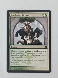 Tarjeta casi nueva Magic The Gathering Sundering Growth Instant Return to Ravnica 223/274 Wizards Coast - Imagen 1 de 24