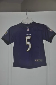 Nike On Field Baltimore Raven Joe Flacco (#5) Jersey, Purple, Child L7 - Picture 1 of 9