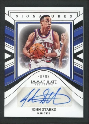 2022-23 ДЖОН СТАРКС 50/99 АВТОГРАФ PANINI БЕЗУПРЕЧНАЯ КОЛЛЕКЦИЯ ПОДПИСИ - Изображение 1 из 2