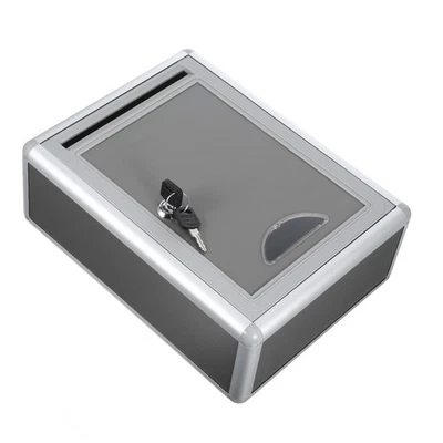 Suggestion Box Wall Mount Mailbox Lock Wall Mounted Key Drop Box - Image 1 of 4
