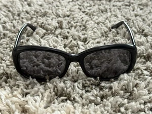 Emporio Armani Sunglasses EA9721/S 807Y1 Shiny Black Round Gray Lenses Black - Picture 1 of 7