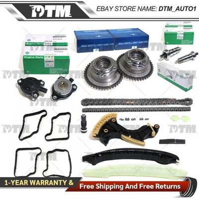 Juego de juntas de cubierta y ajustador de árbol de levas para Mercedes W204 W212 C250 M271 1.8T L4 Foto 1 de 4