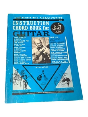 Instruction Chord Book for Guitar by Gene Leis Nexsus Method Vintage Music 1964 - Image 1 of 4