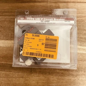 Connecticut Electric UBIP-250 Leitungsschutzschalter 2-polig 50A Pushmatic Ersatz - Bild 1 von 2
