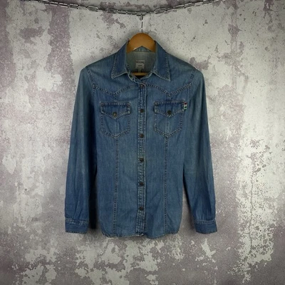 Vintage MOSCHINO Jeans Button Up Shirt Men’s Luxury Long Sleeve Italy Size 8 - Image 1 of 4