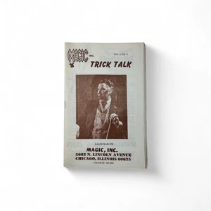 MAGIC INC. TRICK TALK BY RALPH MARCOM / Vintage Magic Book - Picture 1 of 2