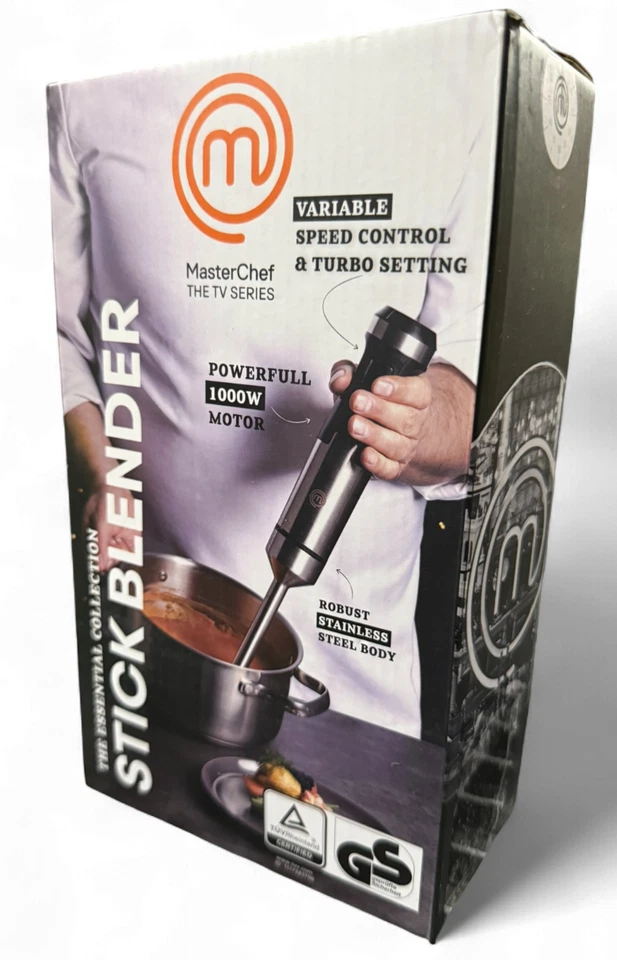 MasterChef Stabmixer 1000W Edelstahl | Hand Blender | Pürierstab - Bild 1 von 1