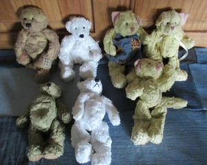 Big Lot of Chenille Cats and Bears to dress Left over stock - Picture 1 of 3