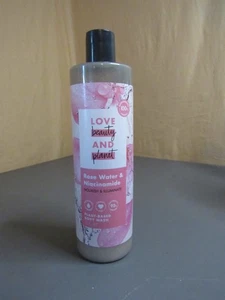 Love Beauty And Planet Rose Water & Niacinamide Plant Based Body Wash 20oz - Picture 1 of 4
